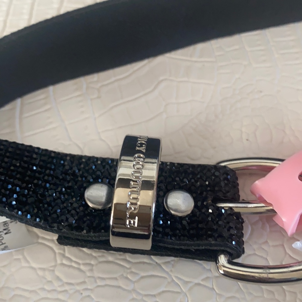 Juicy Couture Black Sparkling Belt